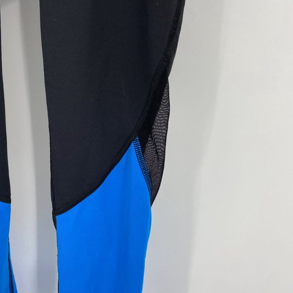 Alala Colorblock Blue Black Mesh Leggings XS - Picture 2 of 8